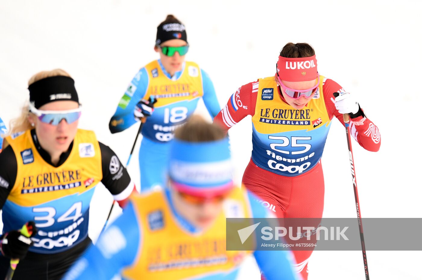 Italy Cross Country Skiing Tour de Ski Women