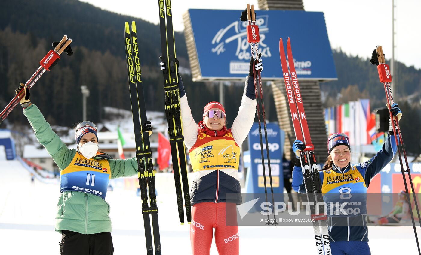 Italy Cross Country Skiing Tour de Ski Women