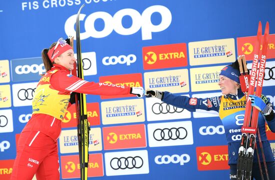 Italy Cross Country Skiing Tour de Ski Women