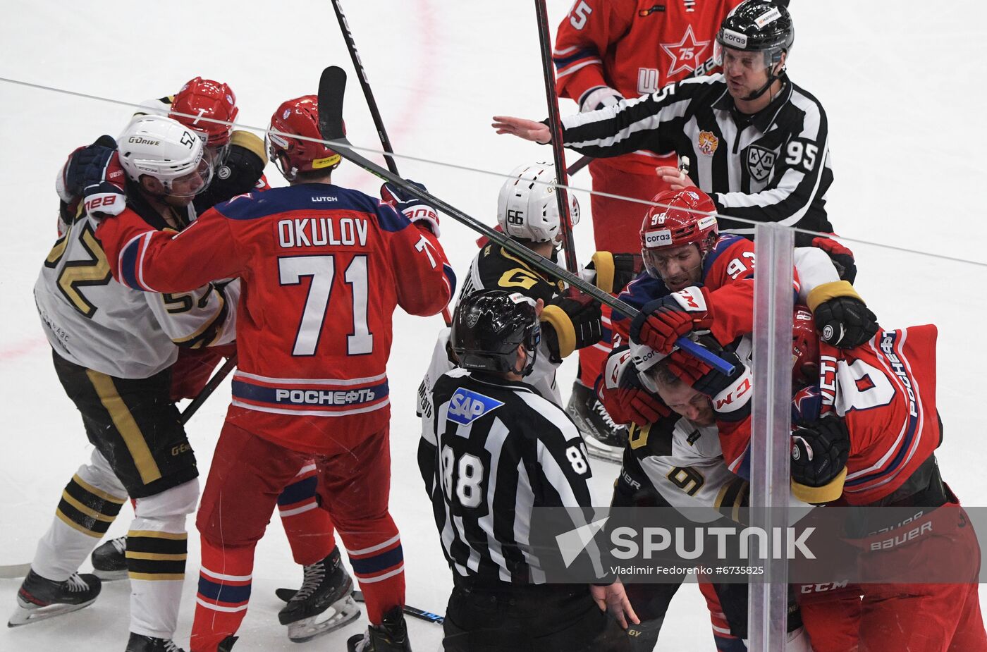 Russia Ice Hockey Kontinental League CSKA - Avangard