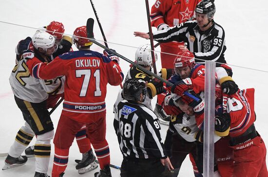 Russia Ice Hockey Kontinental League CSKA - Avangard