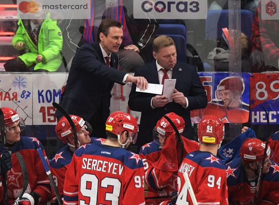 Russia Ice Hockey Kontinental League CSKA - Avangard