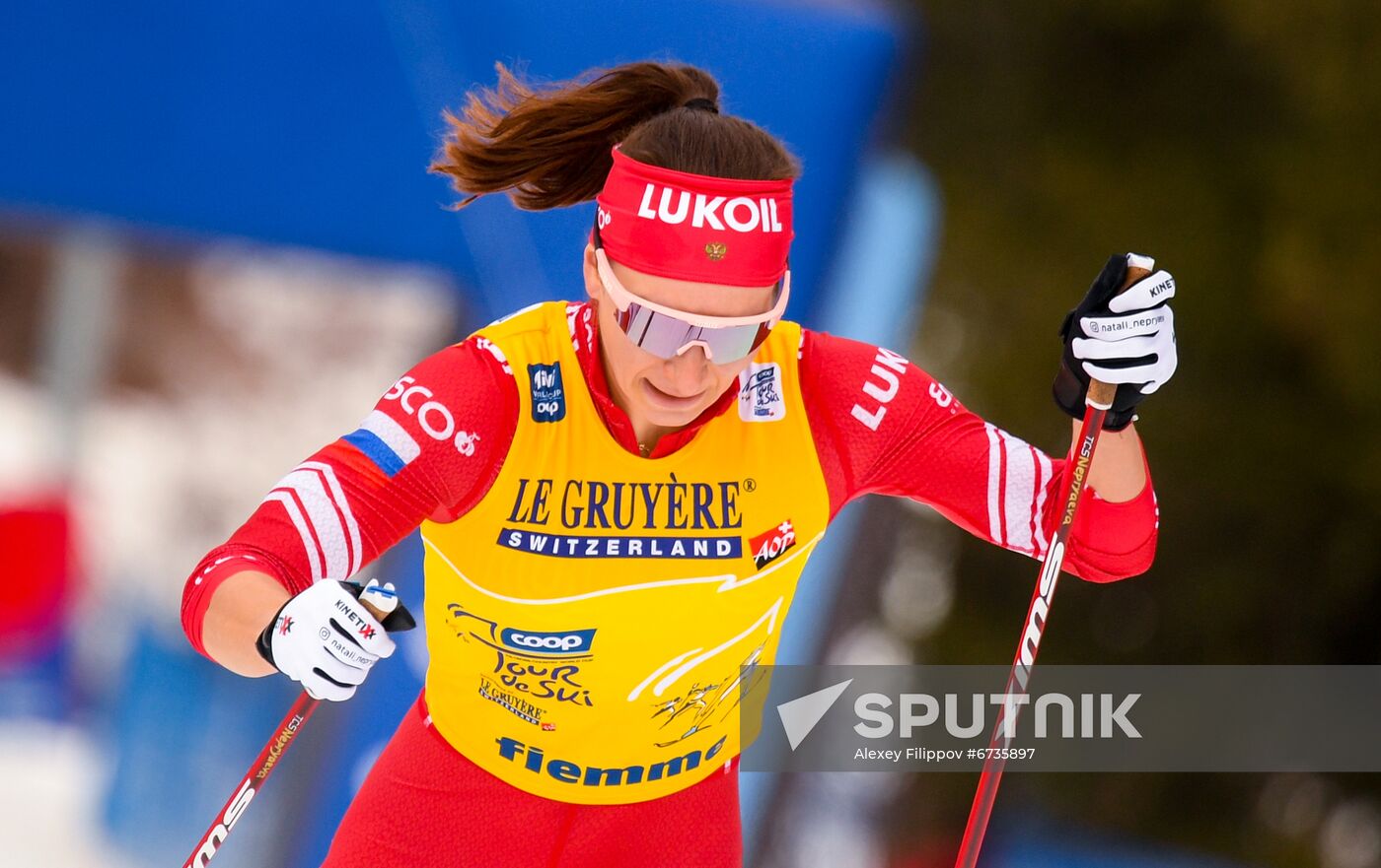 Italy Cross Country Skiing Tour de Ski Women