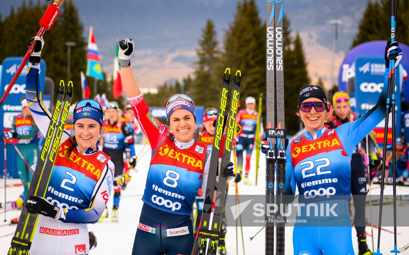 Italy Cross Country Skiing Tour de Ski Women