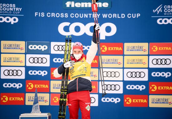 Italy Cross Country Skiing Tour de Ski Award Ceremony