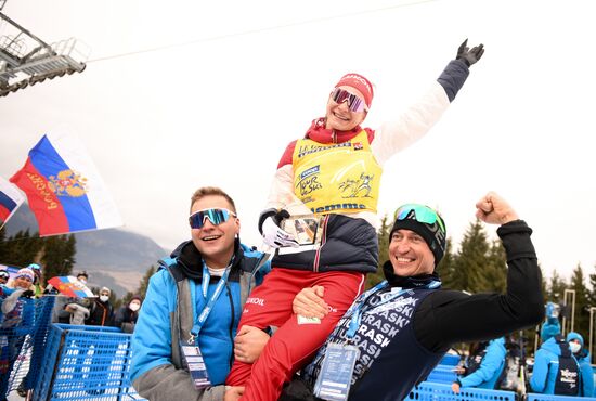 Italy Cross Country Skiing Tour de Ski Award Ceremony