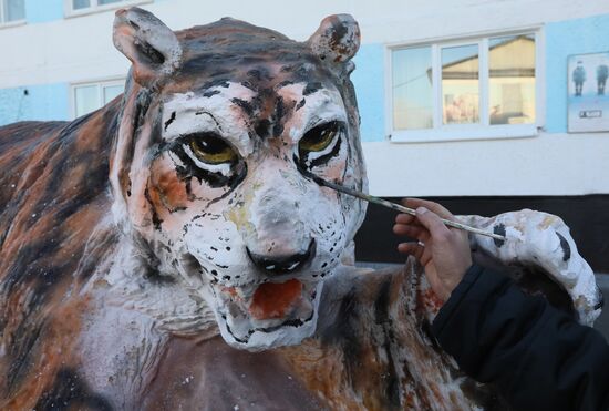 Russia Ice Sculptures Festival