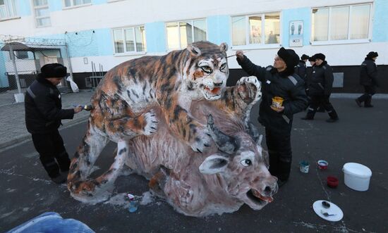 Russia Ice Sculptures Festival