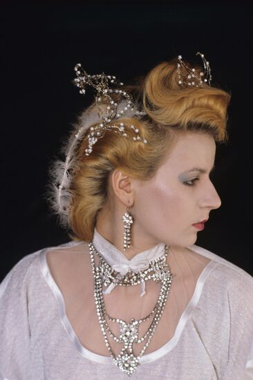 Festive hairdo
