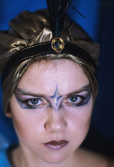 Makeup by fashion designer Valentin Yudashkin