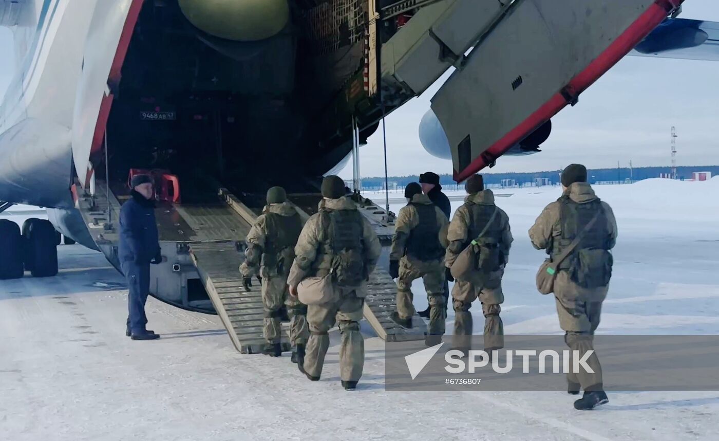 Russia Kazakhstan CSTO Peacekeeping Forces