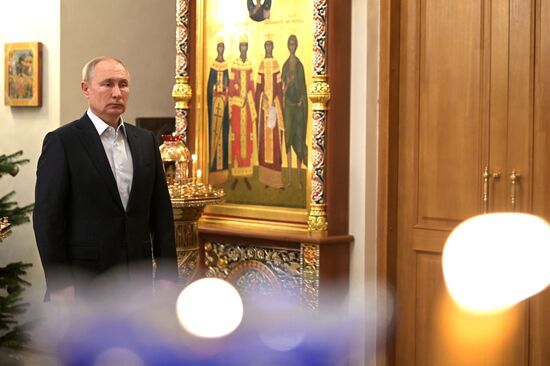 Russia Putin Orthodox Christmas