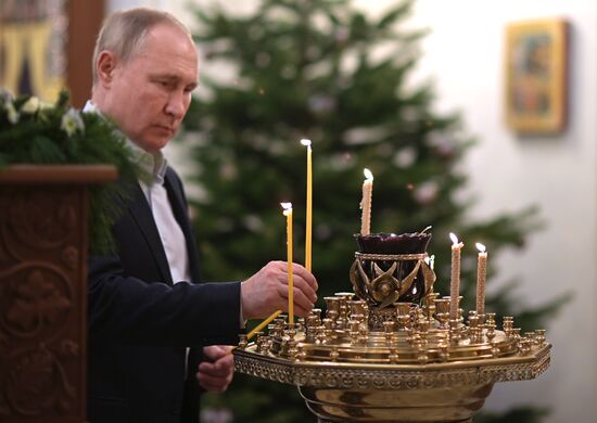 Russia Putin Orthodox Christmas