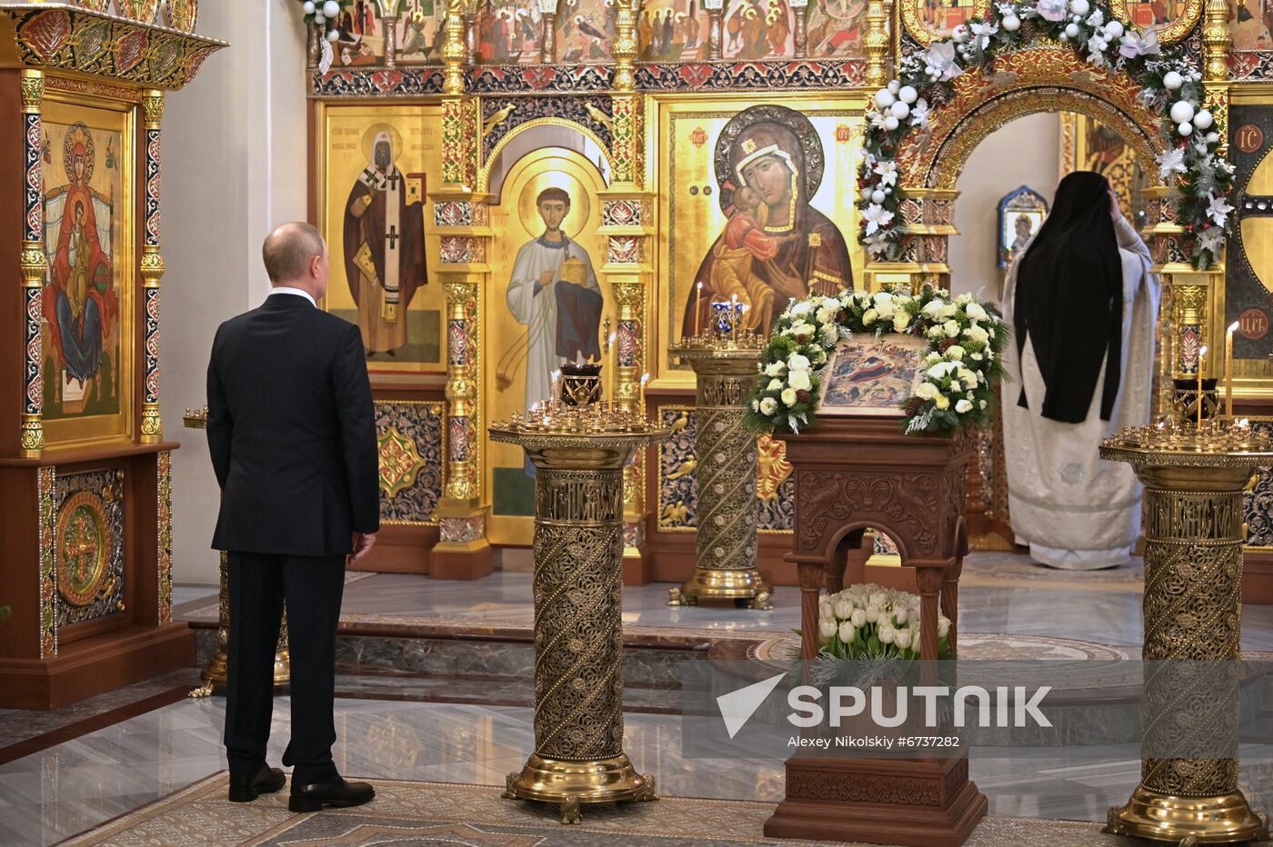 Russia Putin Orthodox Christmas