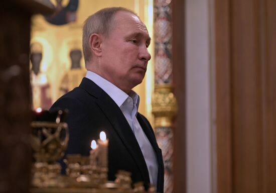 Russia Putin Orthodox Christmas