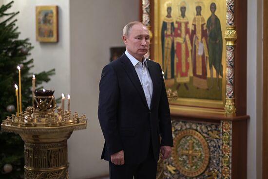 Russia Putin Orthodox Christmas