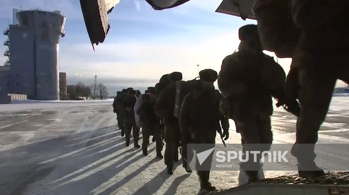 Russia Kazakhstan CSTO Peacekeeping Forces