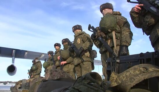 Russia Kazakhstan CSTO Peacekeeping Forces
