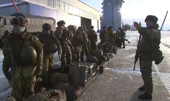 Russia Kazakhstan CSTO Peacekeeping Forces