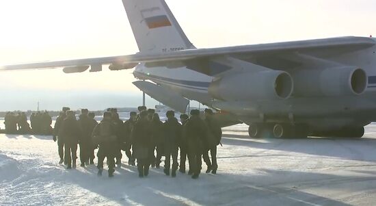 Russia Kazakhstan CSTO Peacekeeping Forces