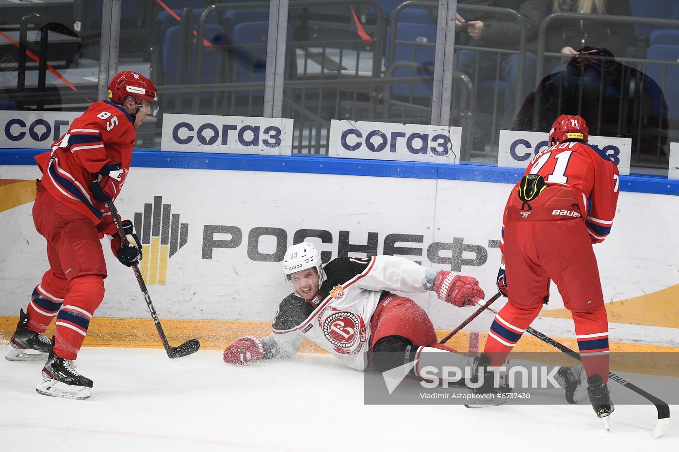 Russia Ice Hockey Kontinental League CSKA - Vityaz