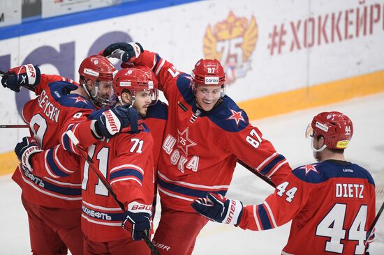 Russia Ice Hockey Kontinental League CSKA - Vityaz
