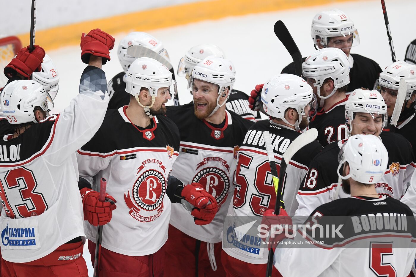 Russia Ice Hockey Kontinental League CSKA - Vityaz