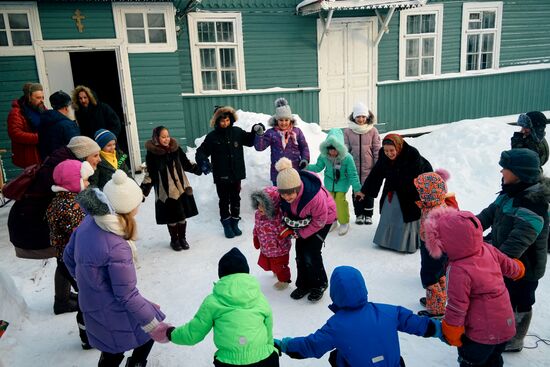Russia Old Believers Christmas Celebration