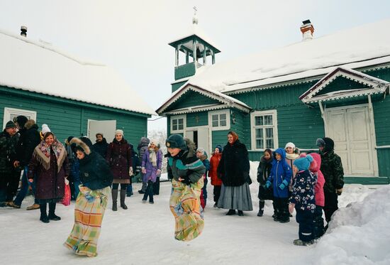 Russia Old Believers Christmas Celebration