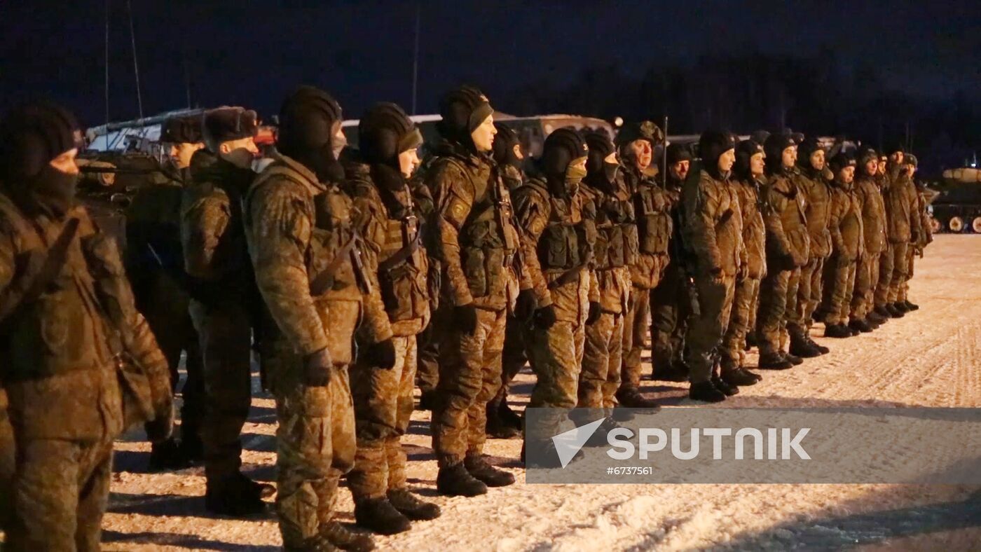 Russia Kazakhstan CSTO Peacekeeping Forces