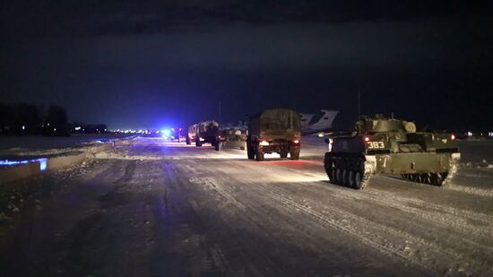 Russia Kazakhstan CSTO Peacekeeping Forces