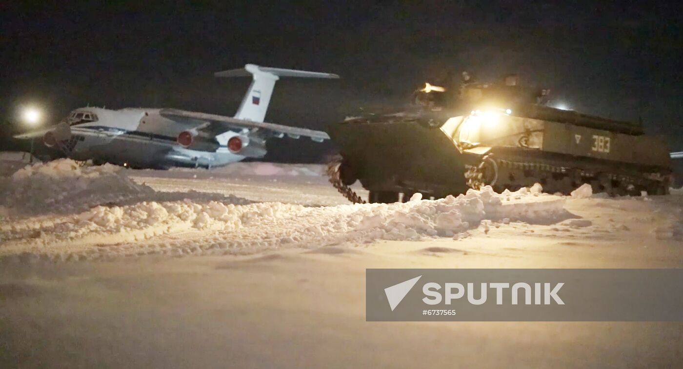 Russia Kazakhstan CSTO Peacekeeping Forces