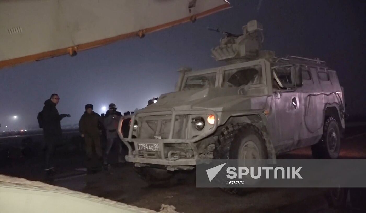 Russia Kazakhstan CSTO Peacekeeping Forces