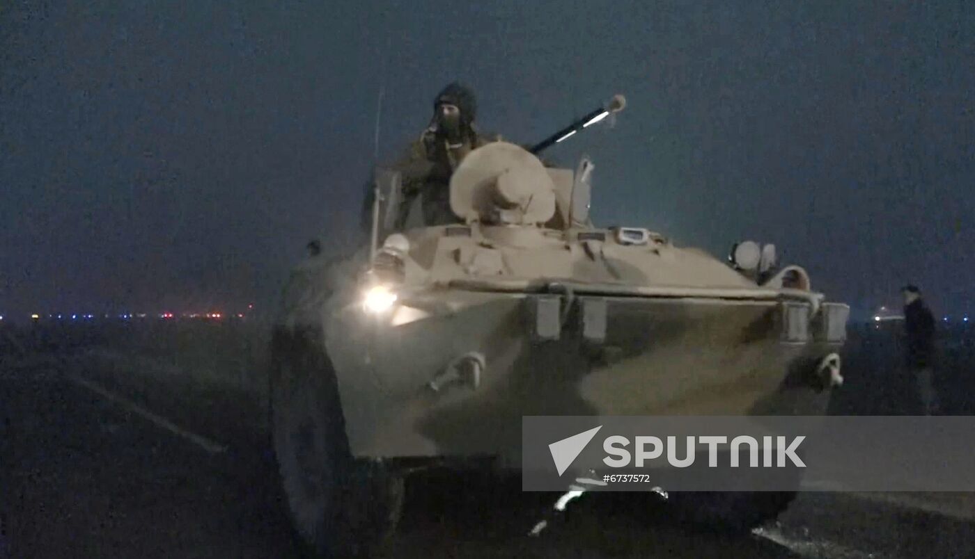 Russia Kazakhstan CSTO Peacekeeping Forces