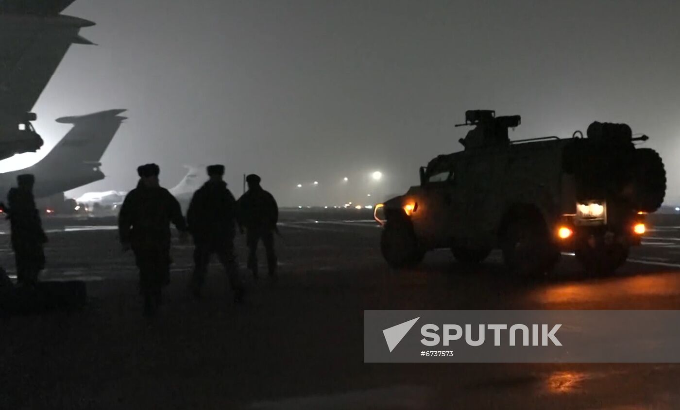 Russia Kazakhstan CSTO Peacekeeping Forces