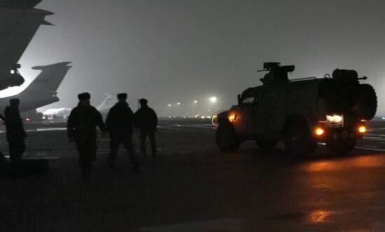 Russia Kazakhstan CSTO Peacekeeping Forces