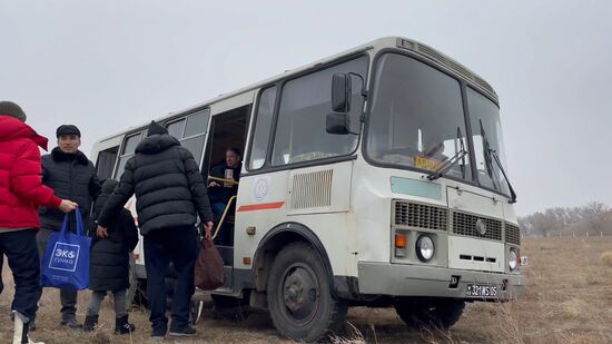 Kazakhstan Russian Tourists Evacuation