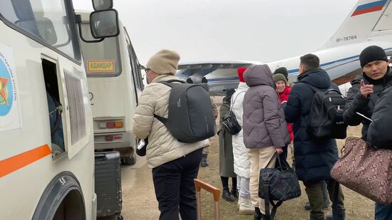 Kazakhstan Russian Tourists Evacuation