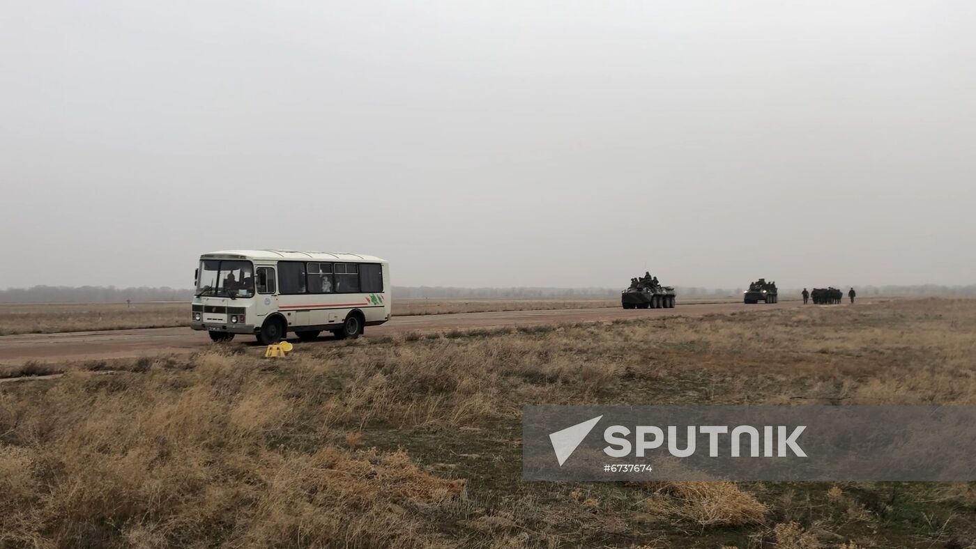 Kazakhstan Russian Tourists Evacuation