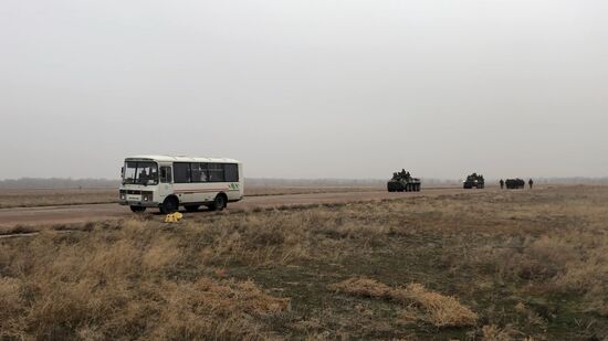 Kazakhstan Russian Tourists Evacuation