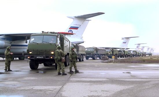 Russia Kazakhstan CSTO Peacekeeping Forces