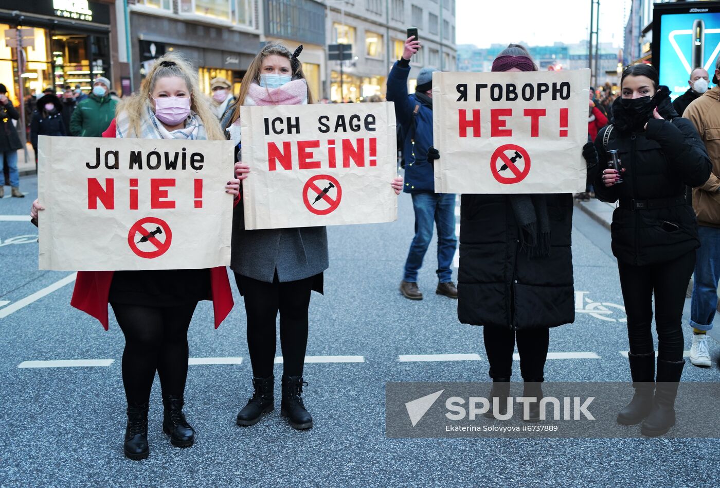 Germany Coronavirus Restrictions Protest