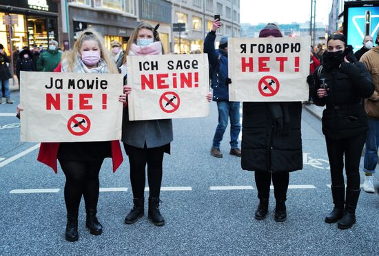 Germany Coronavirus Restrictions Protest