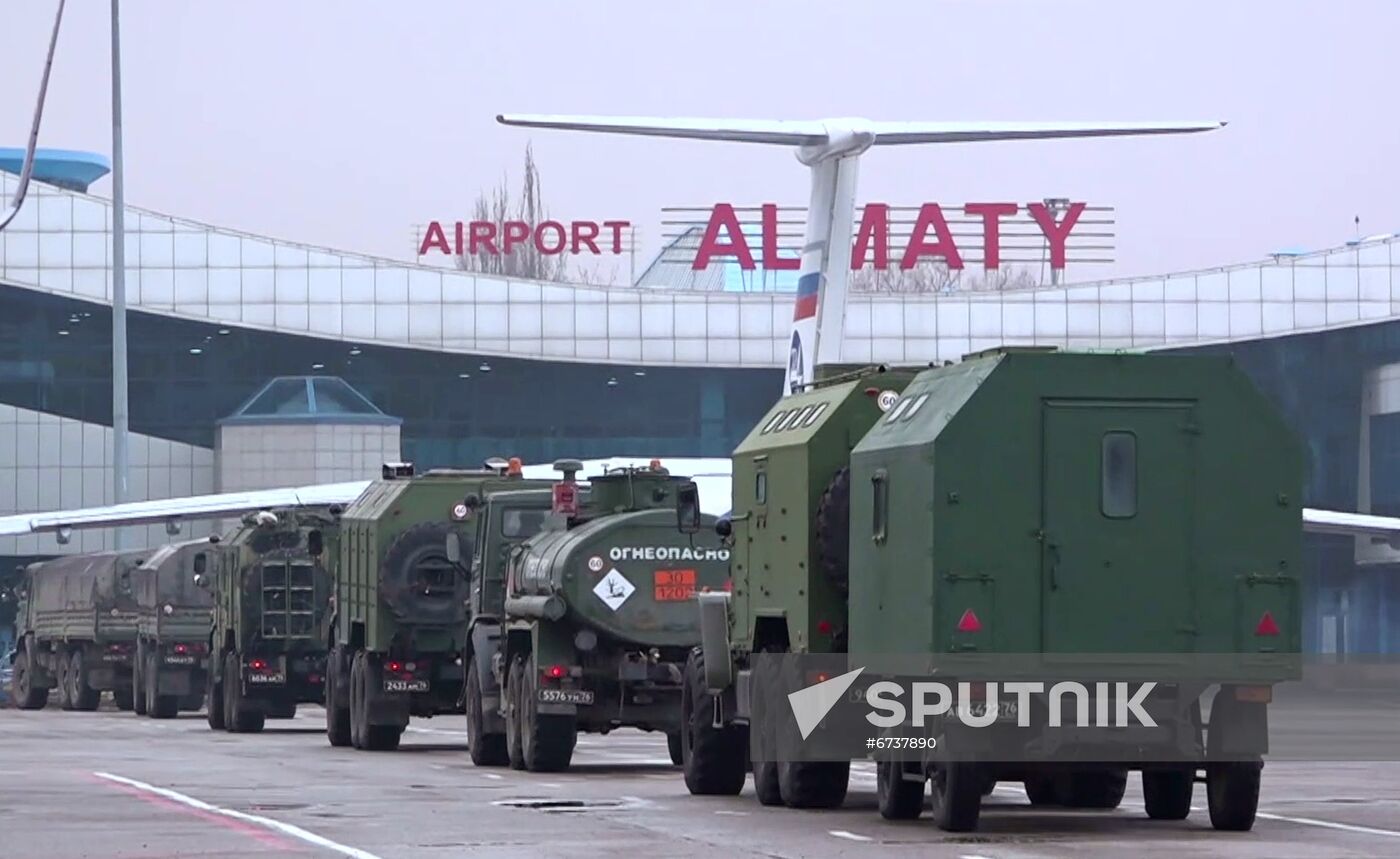 Russia Kazakhstan CSTO Peacekeeping Forces