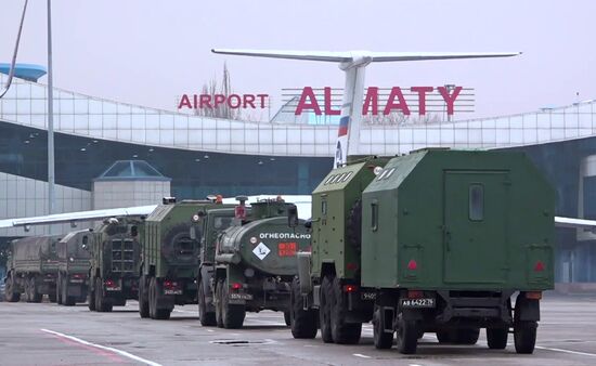 Russia Kazakhstan CSTO Peacekeeping Forces
