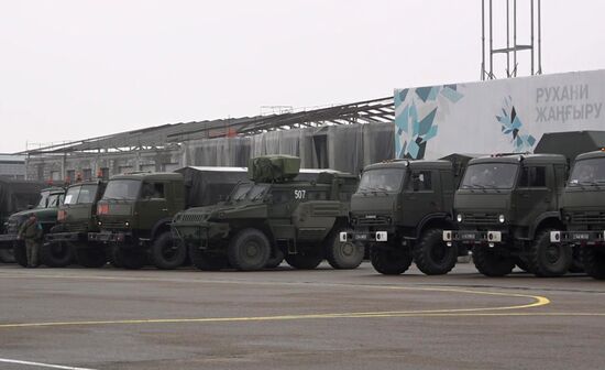 Russia Kazakhstan CSTO Peacekeeping Forces