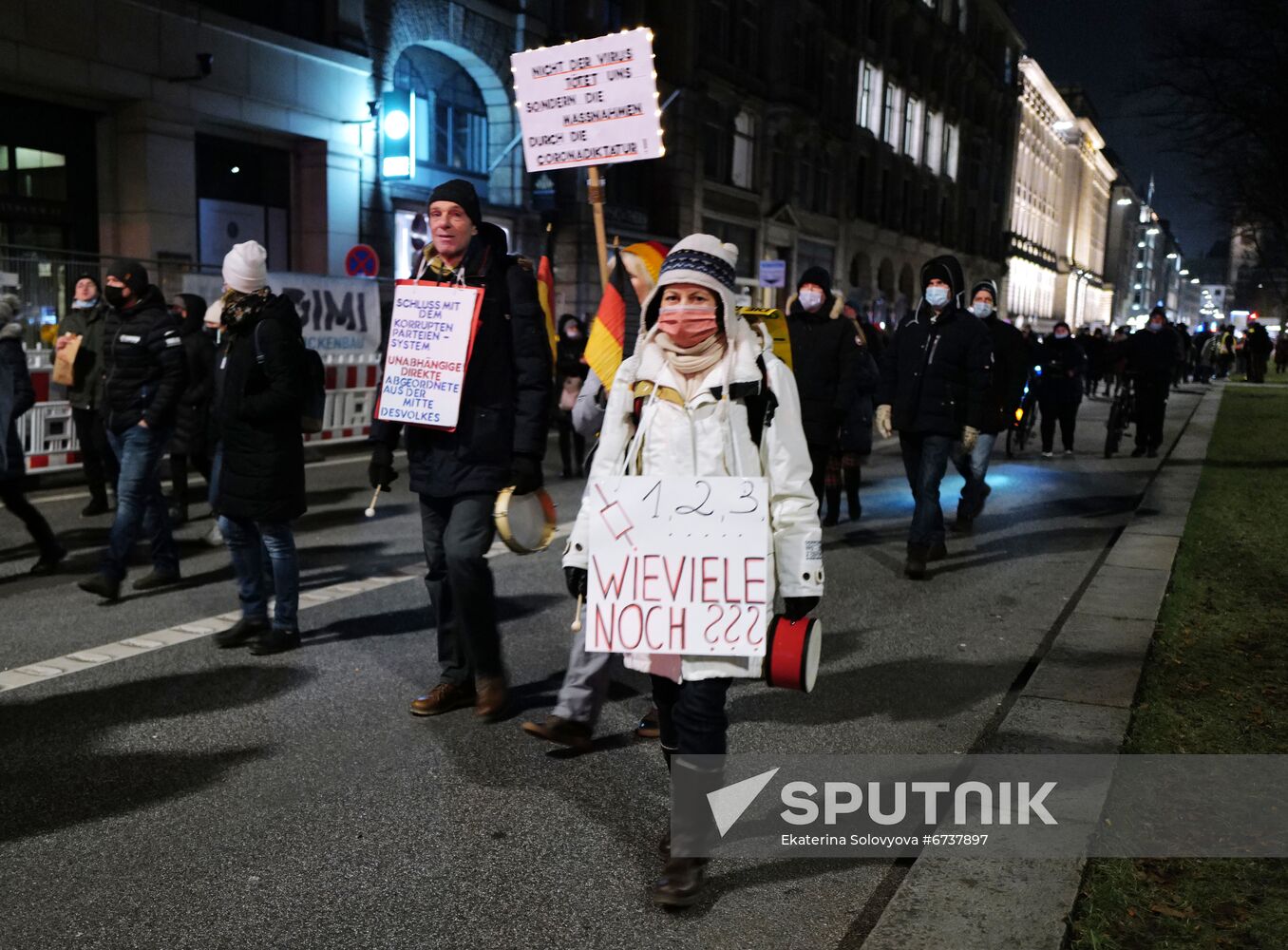 Germany Coronavirus Restrictions Protest