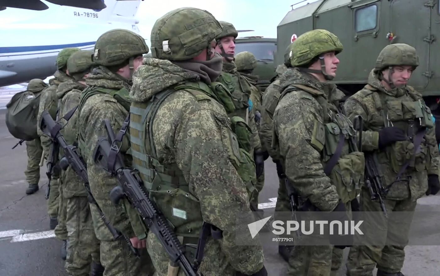 Russia Kazakhstan CSTO Peacekeeping Forces