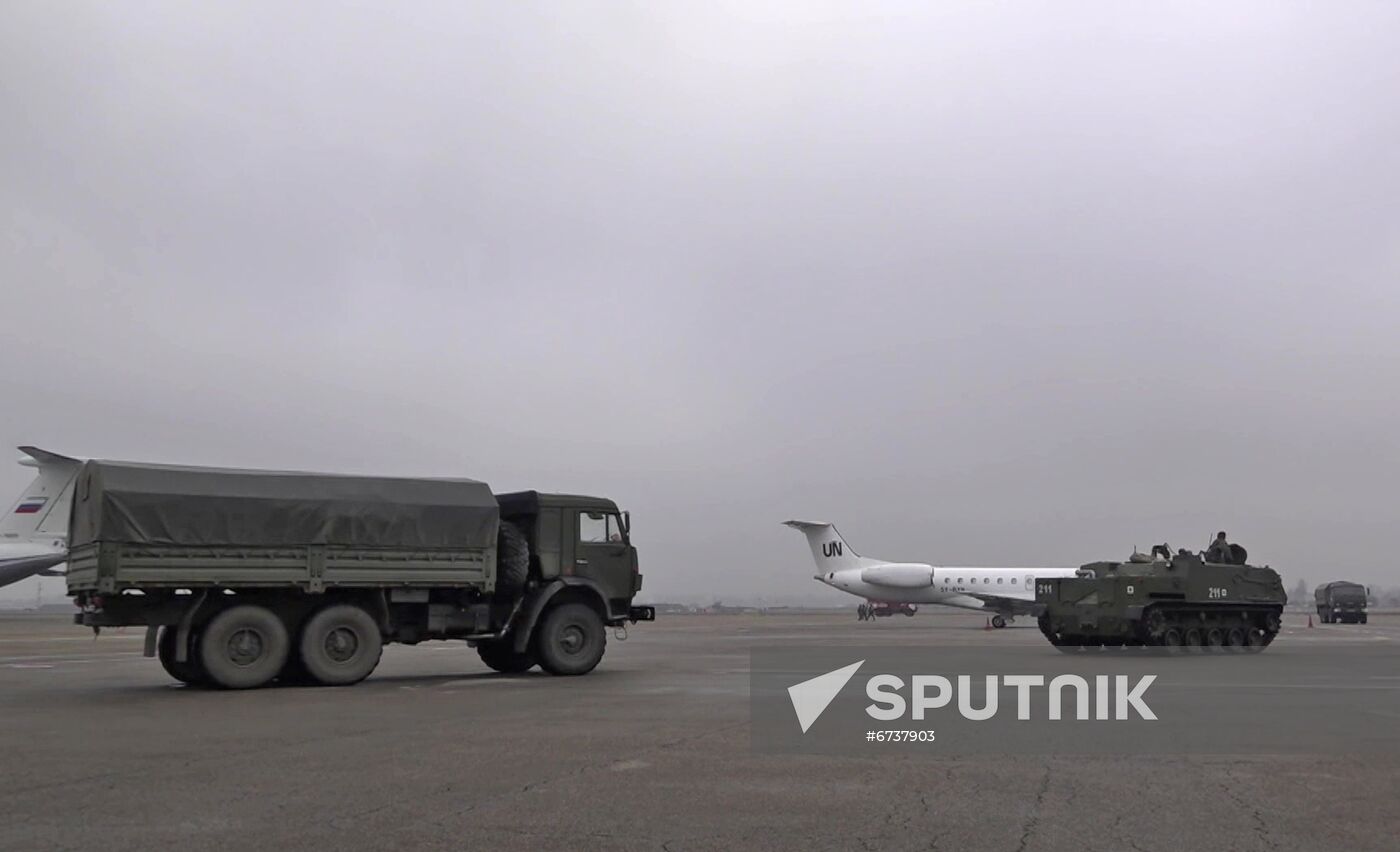 Russia Kazakhstan CSTO Peacekeeping Forces