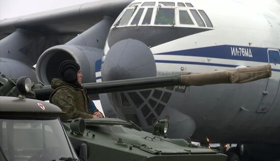 Russia Kazakhstan CSTO Peacekeeping Forces